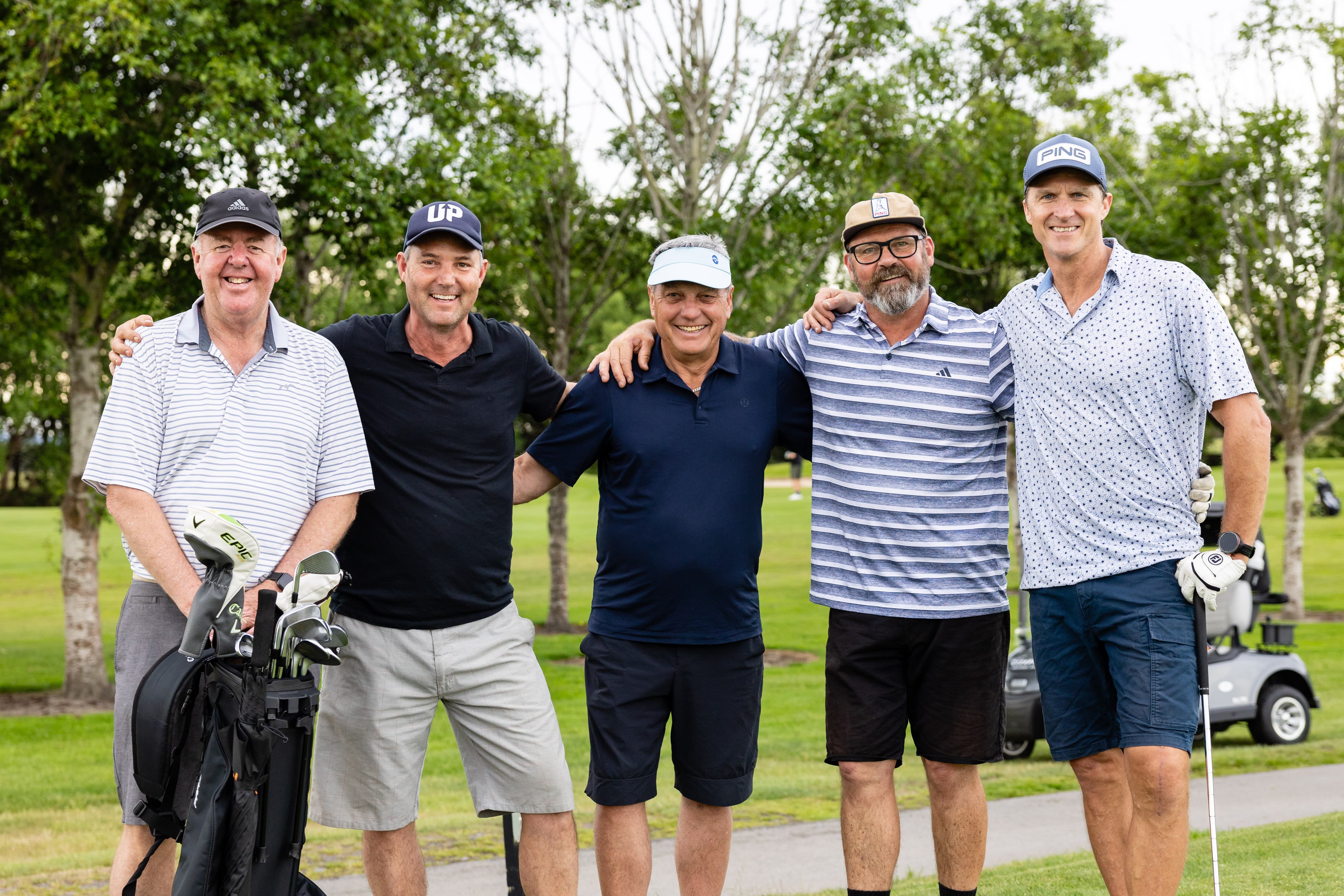 Braintree golfing event team photo