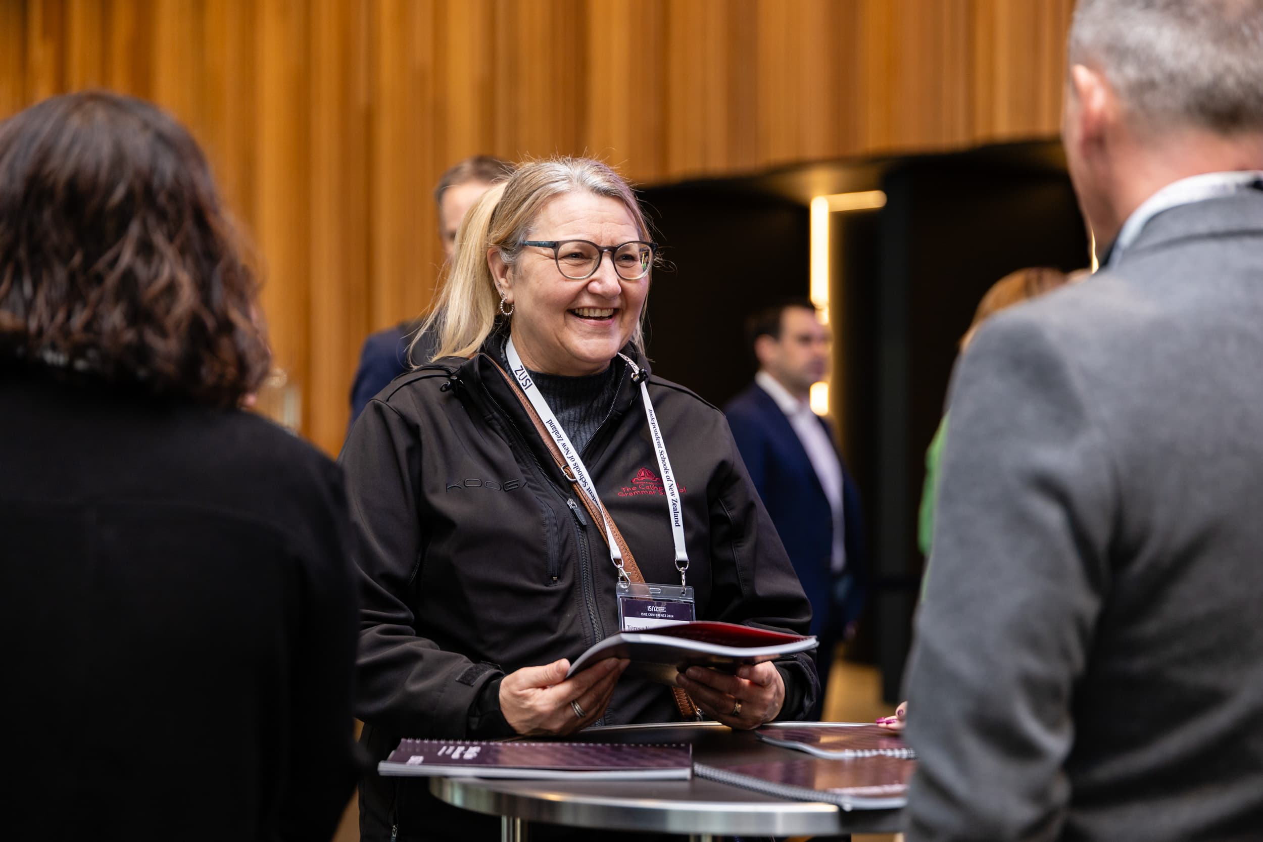 ISNZ conference attendee welcome